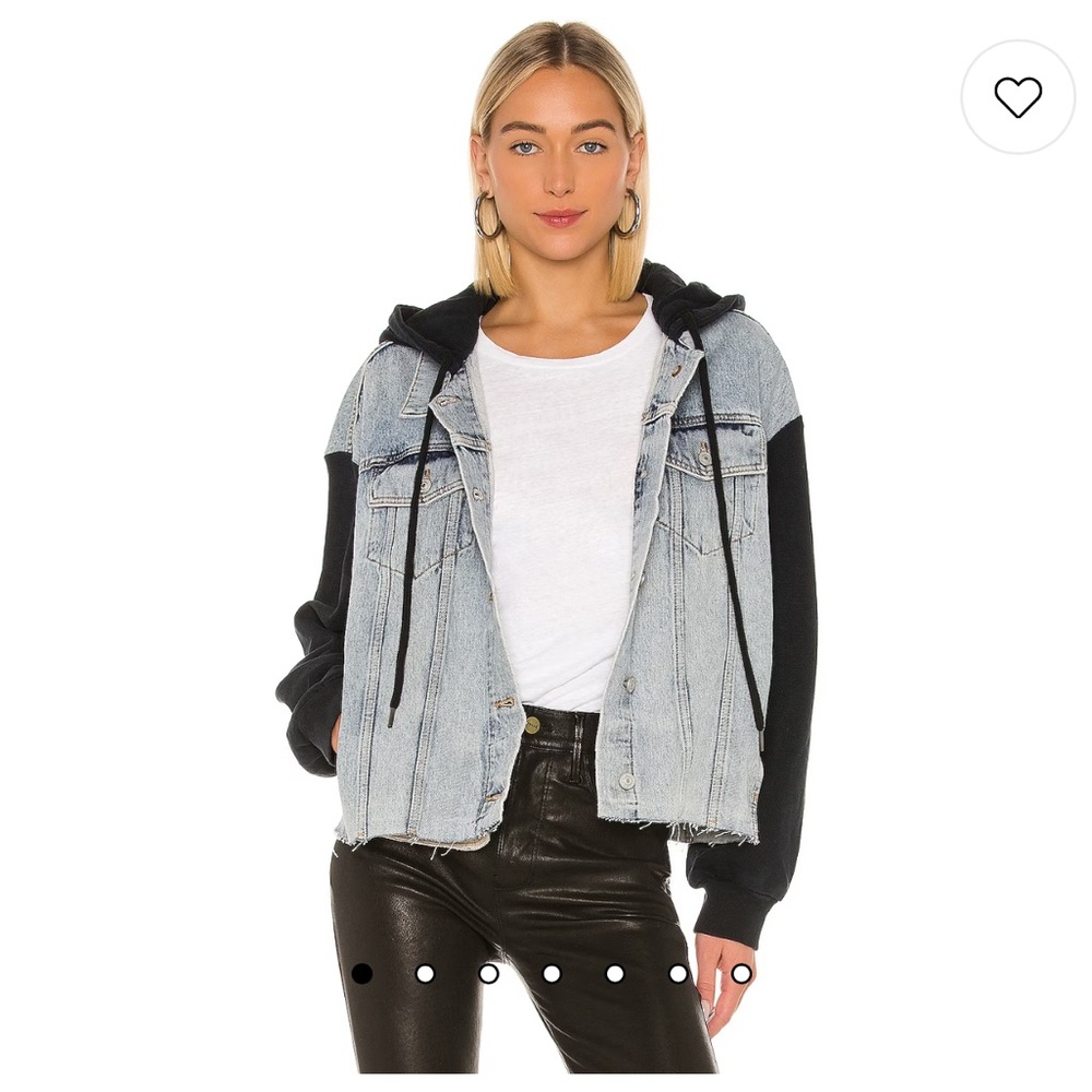 Milena Hooded Jacket in Indigo Blue